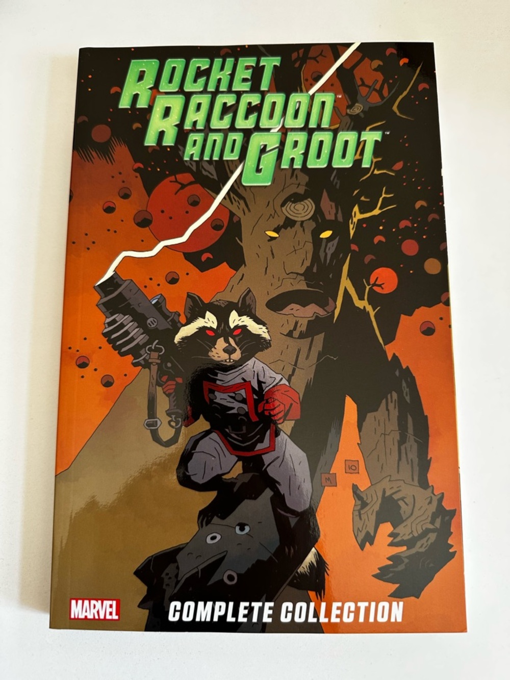 Marvel Rocket Raccoon and Groot — Orange, Black & Green Cover